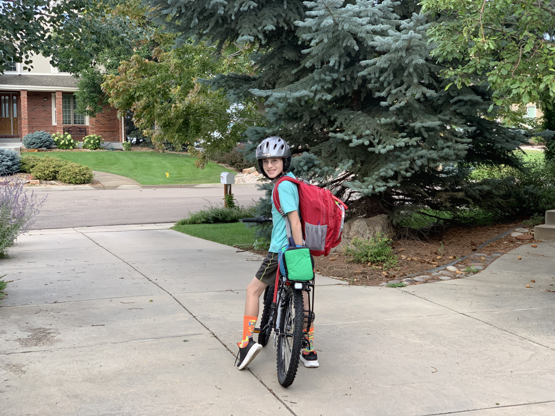 Biking to school