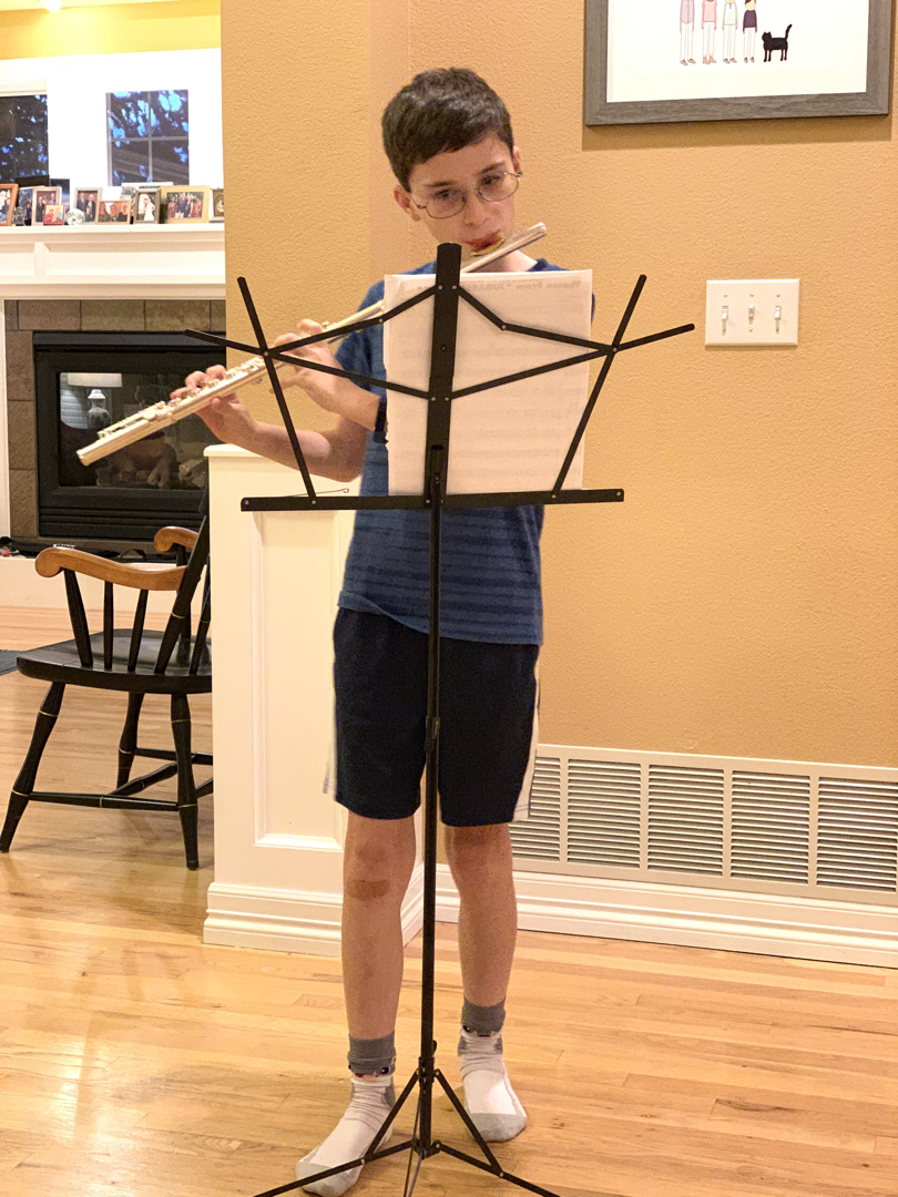 Flute concert for Jeannie