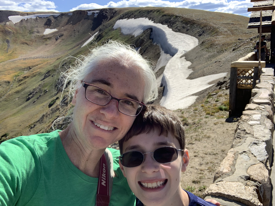 By the snow fields of Fall River Cirque