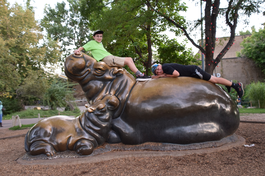 Hanging on the hippos