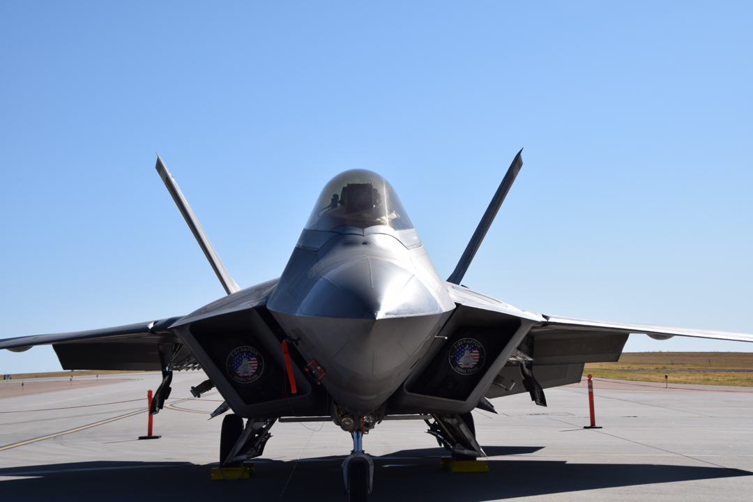 Here's the star - the F-22