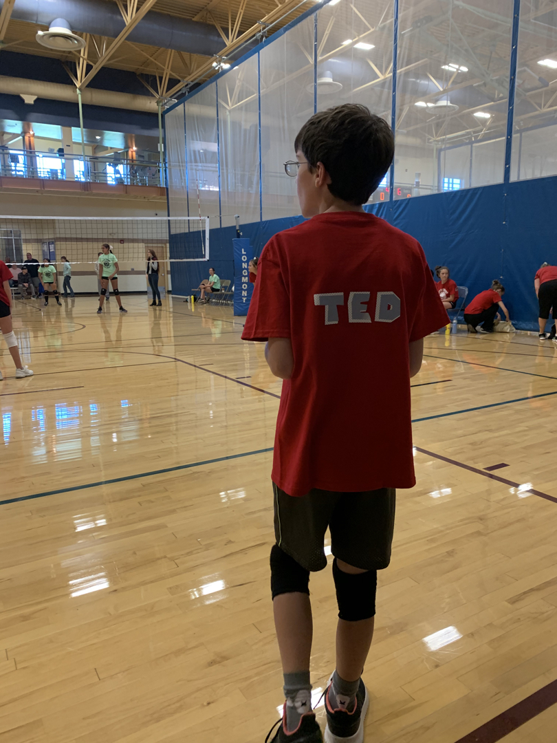 Ted is ready to serve
