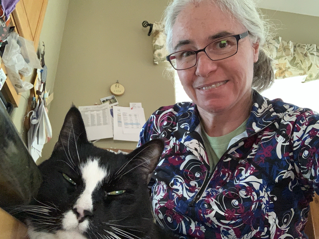 Mom and her lap-warmer