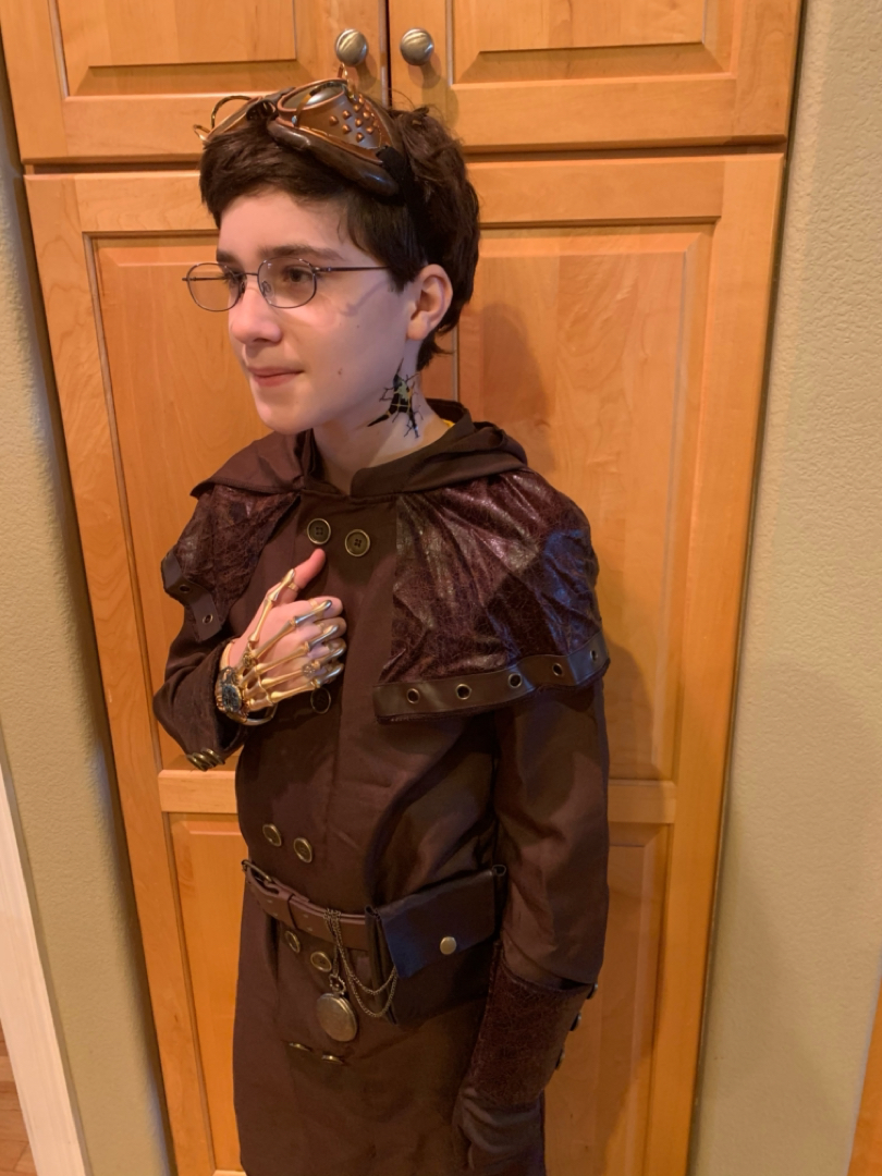 Steampunk Halloween at school