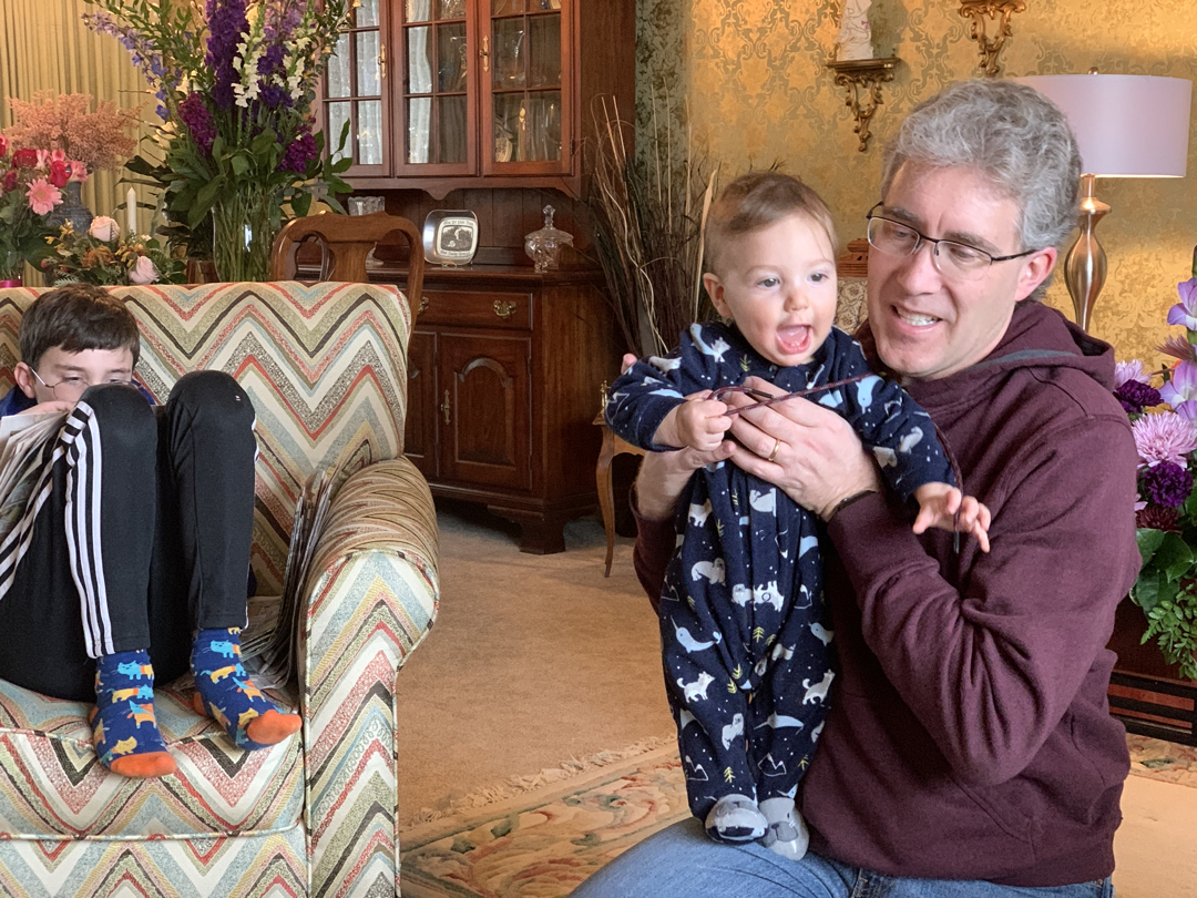 Dad and little cousin Walker