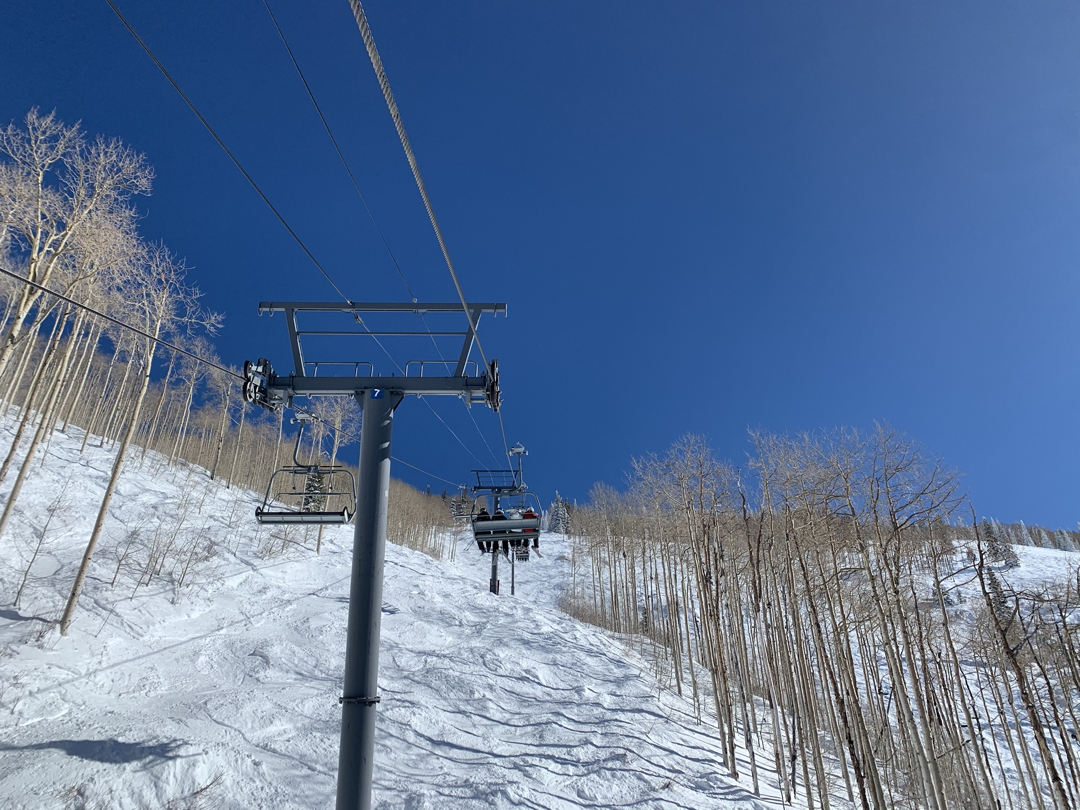 Amazing blue skies