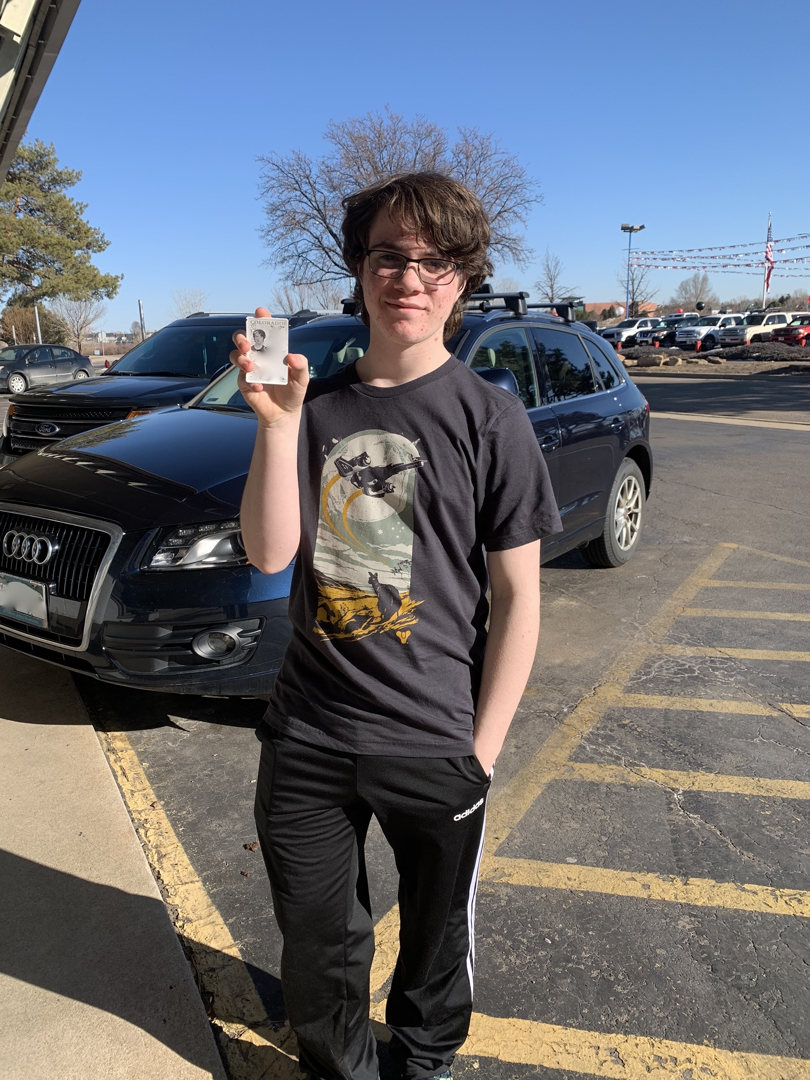 Driver's permit!