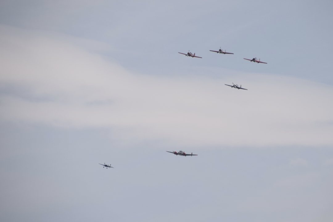 Fundraising flyover
