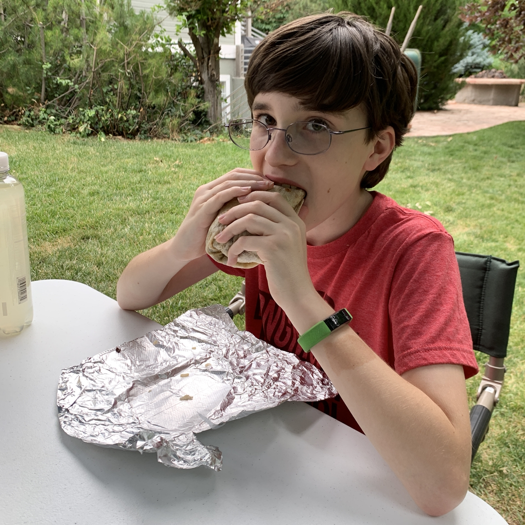 Birthday burrito