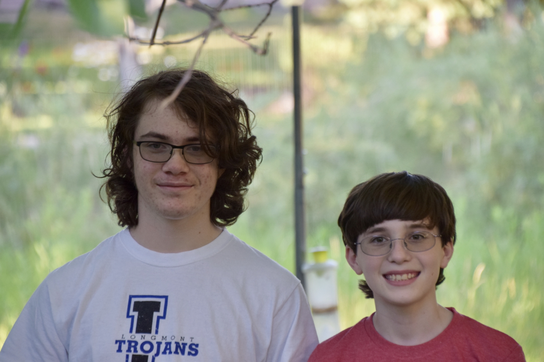 Crazy hair brothers