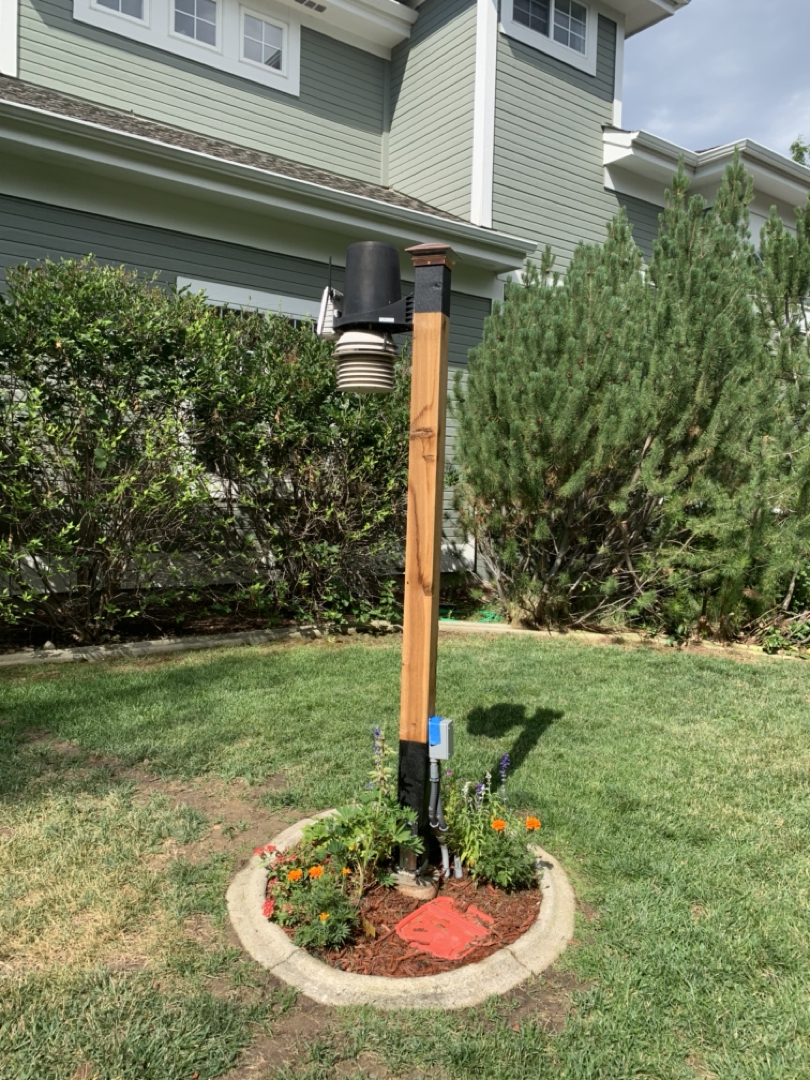 The weather station has a new home
