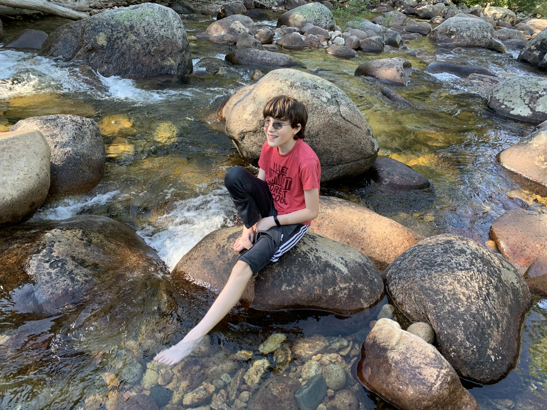 Refreshing mountain creek