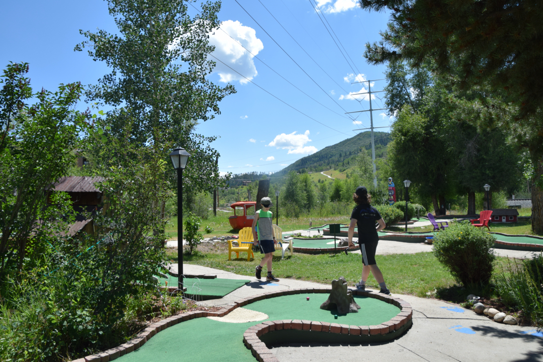 Onto the green