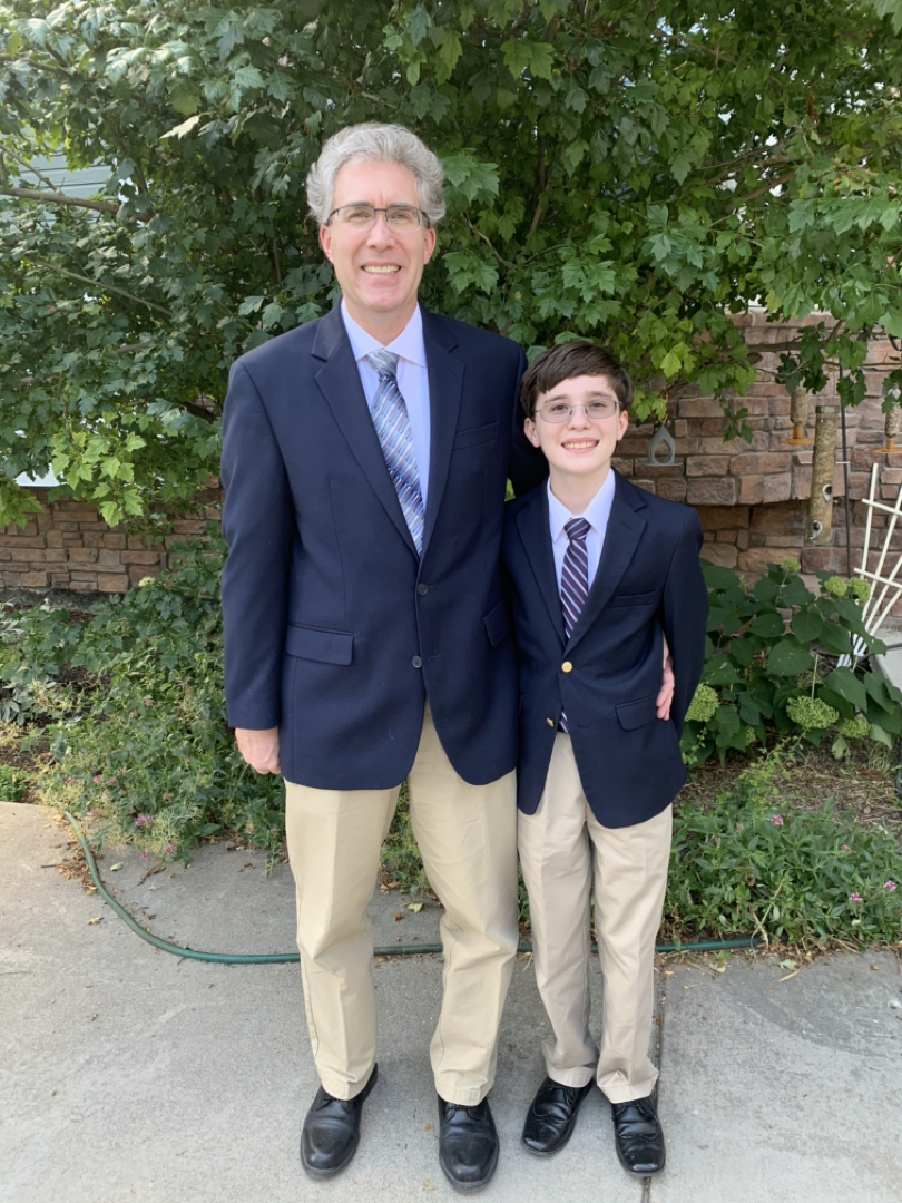 On their way to Ted's Confirmation