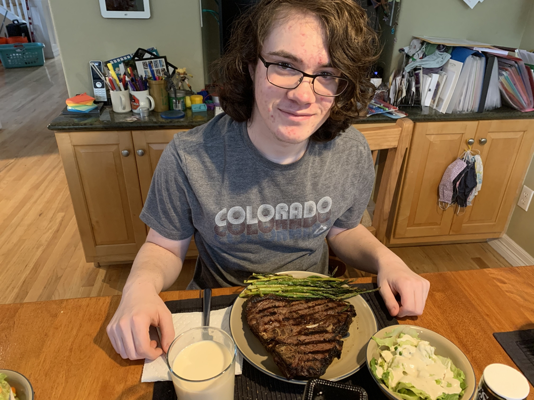 One of the last steaks before braces