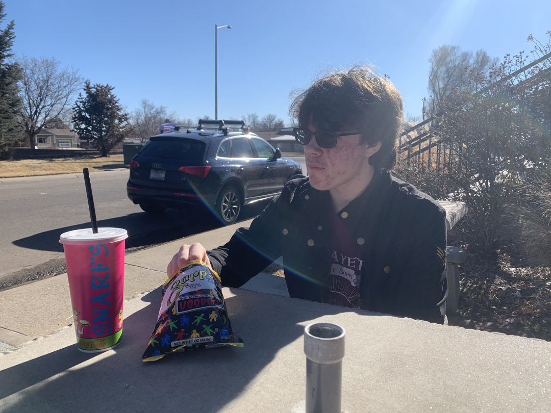 Snarfing outside in January?!
