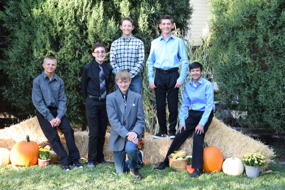 Ted and his buddies before Homecoming