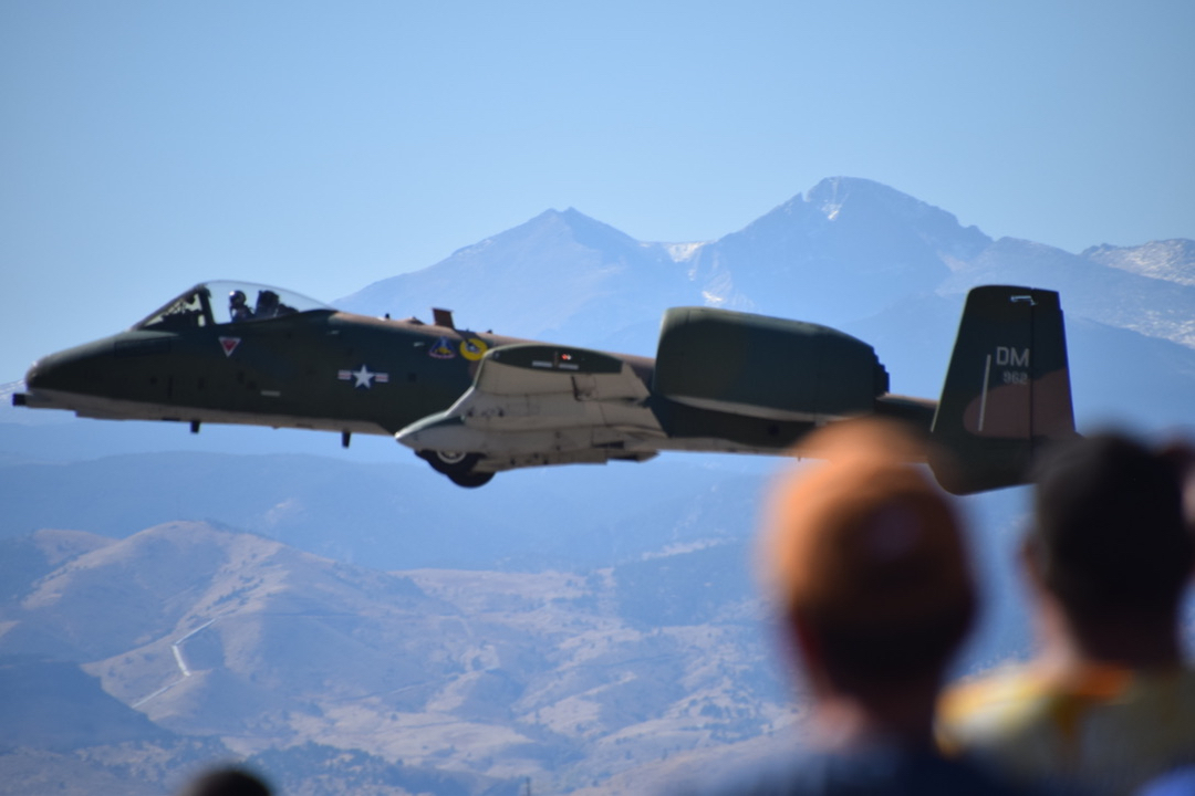 The A-10 Warthog takes off