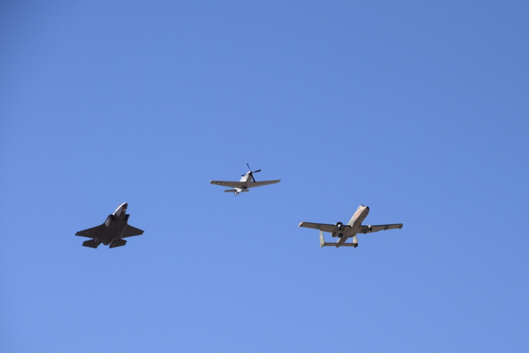 F-35, P-51 and A-10