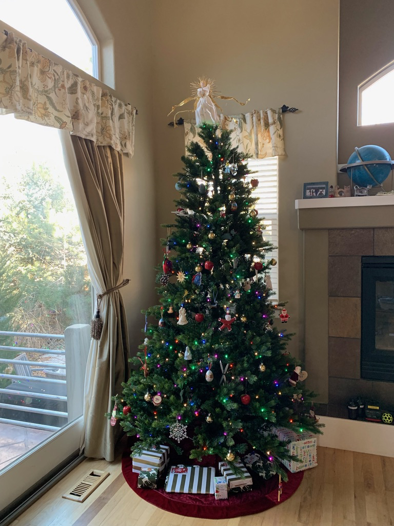 The tree is finally up