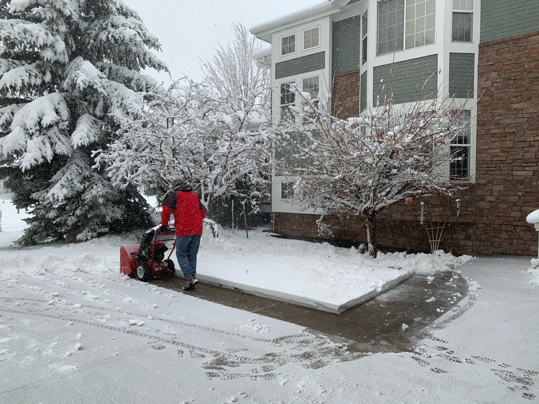 The great snow event of 2021
