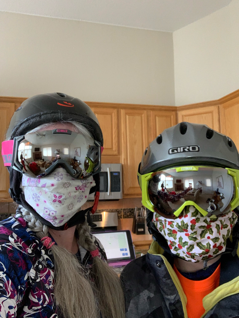Spring pandemic skiing