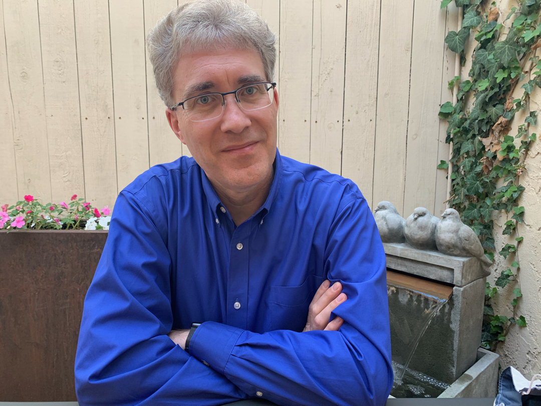 Jeff is handsome in blue