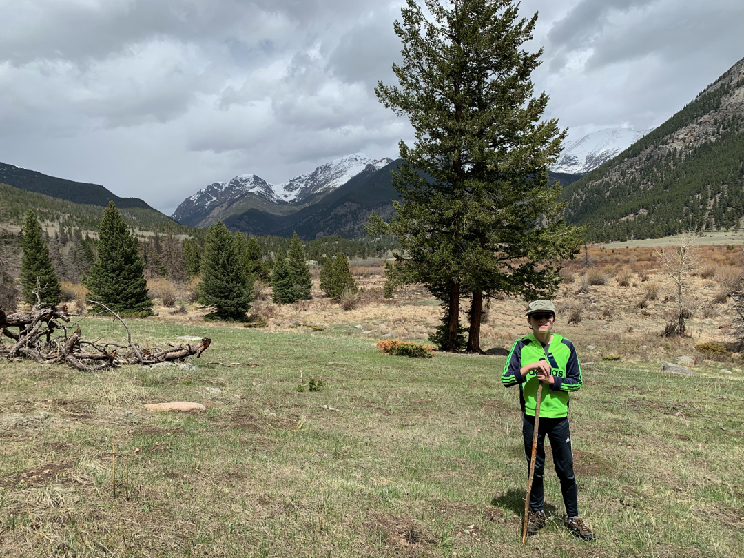 Ted on a Plains 2 Park hike at RMNP