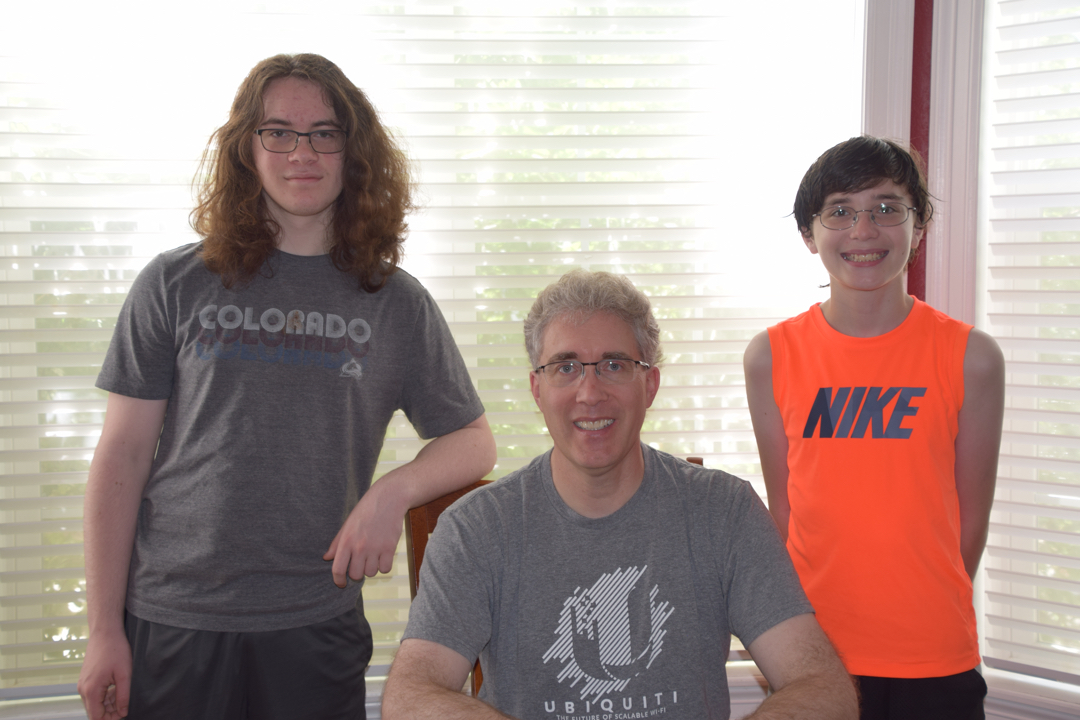 Father and sons