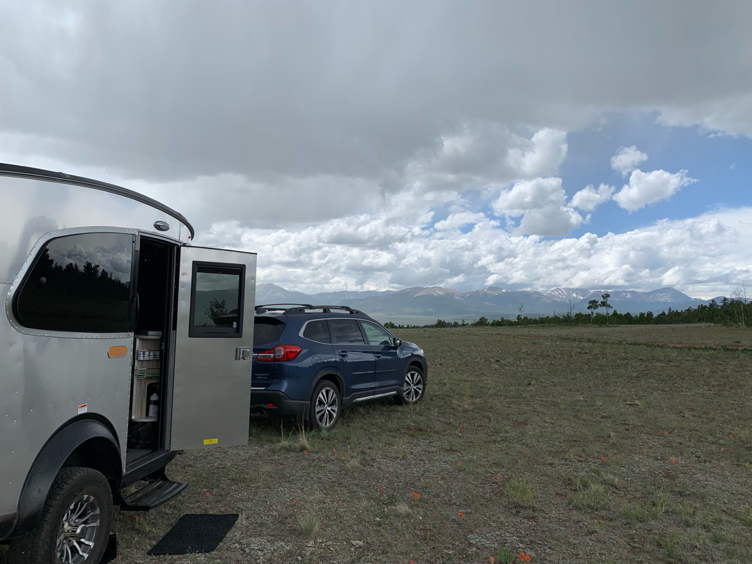 Camping with a view