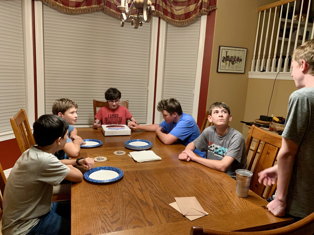 Ted's 14th birthday party