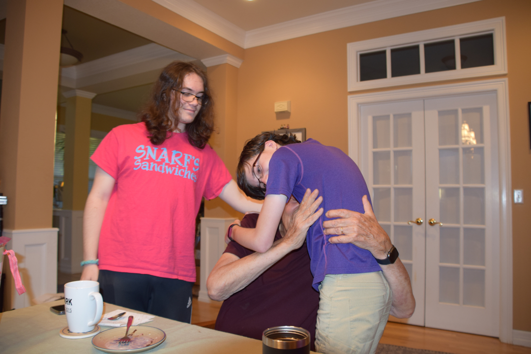 Hugs for Grandpa