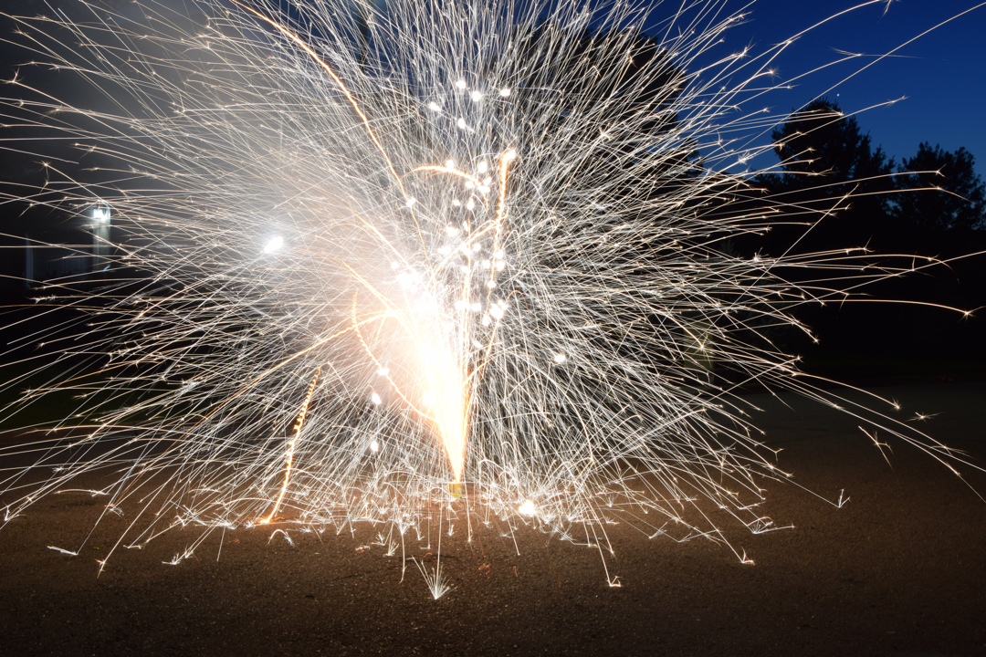 Lots of sparks!