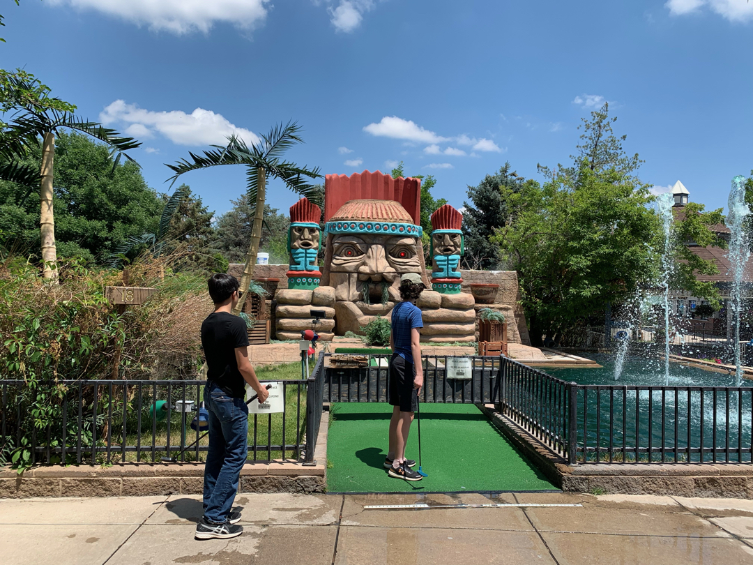 The other 18th hole - watch out for water!