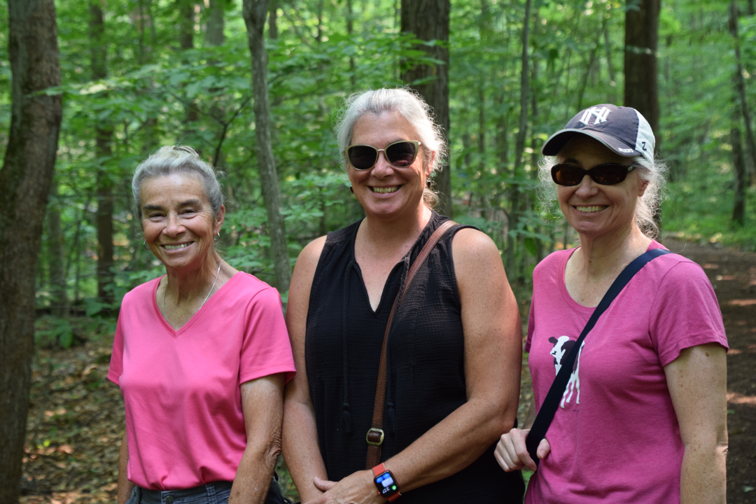 The girls in the woods