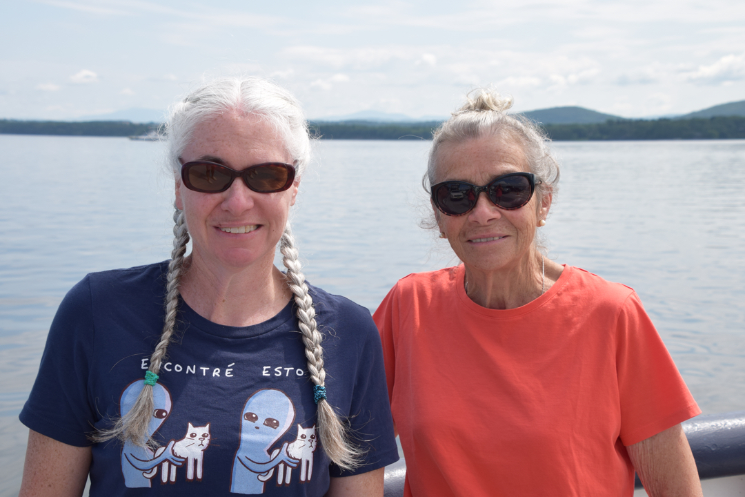 Going across Lake Champlain