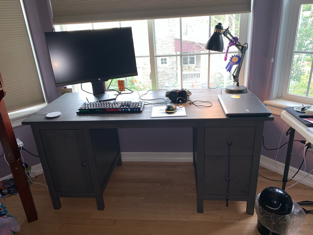Henry did a great job building this desk!