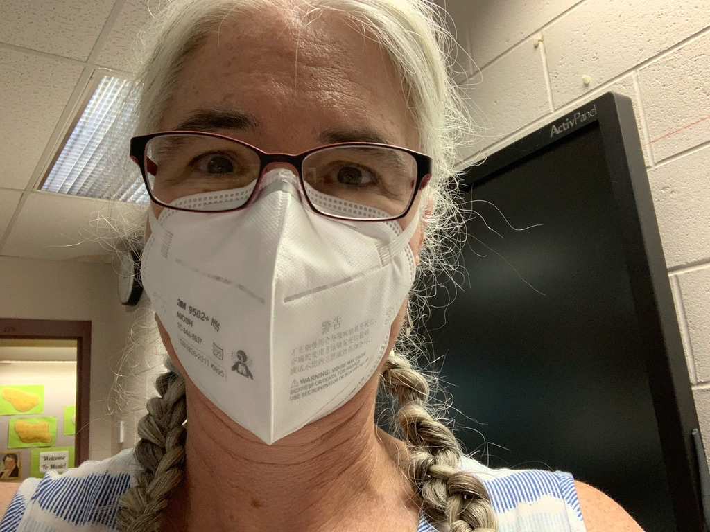 When the air conditioning and ventilation shut down in the computer lab, it's time to break out the N95 mask
