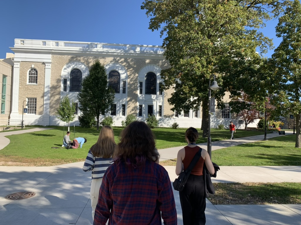 On tour at Lawrence