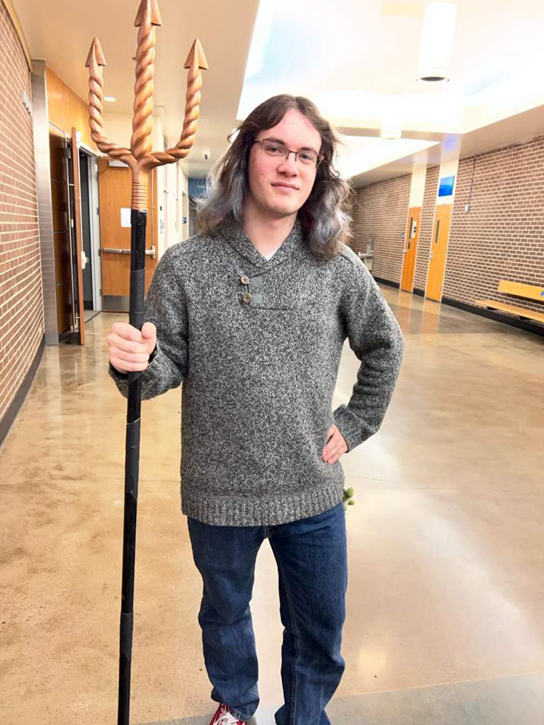 Tim after his first performance in The Trojan Women