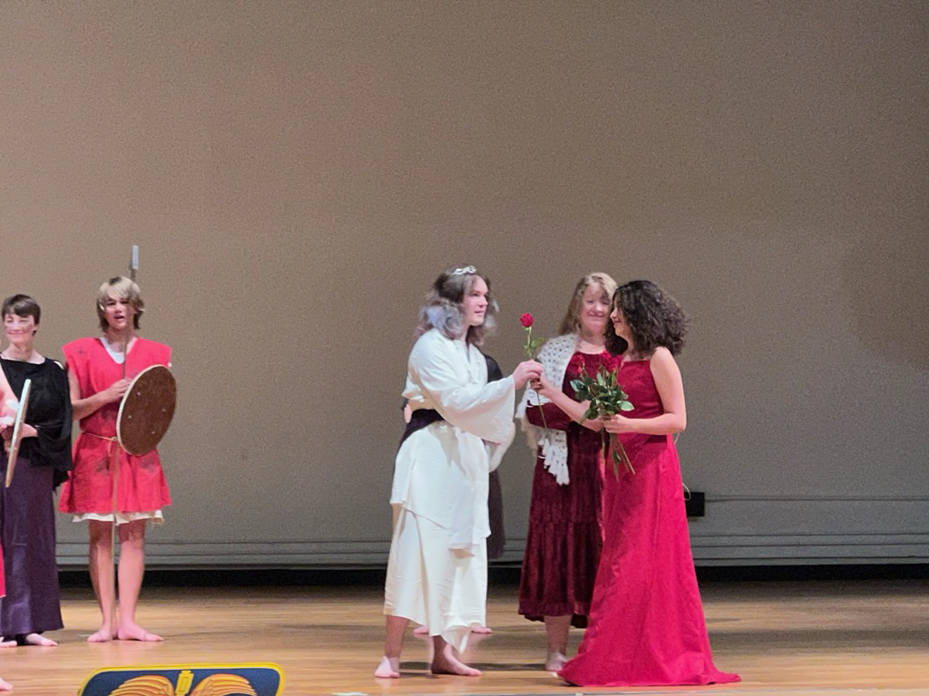 Seniors get a rose