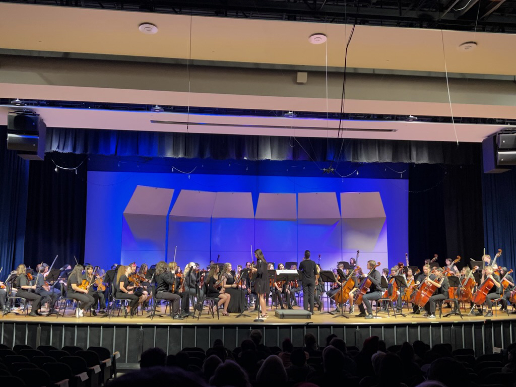 Combined orchestras and 2 middle schools