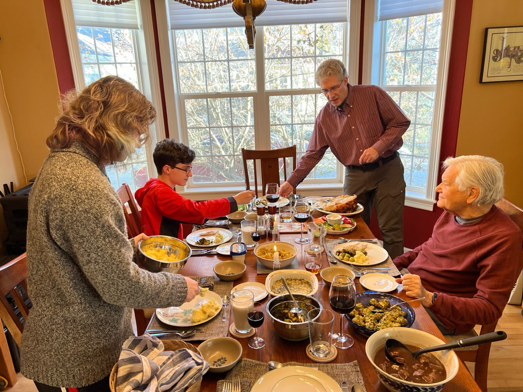 Thanksgiving spread