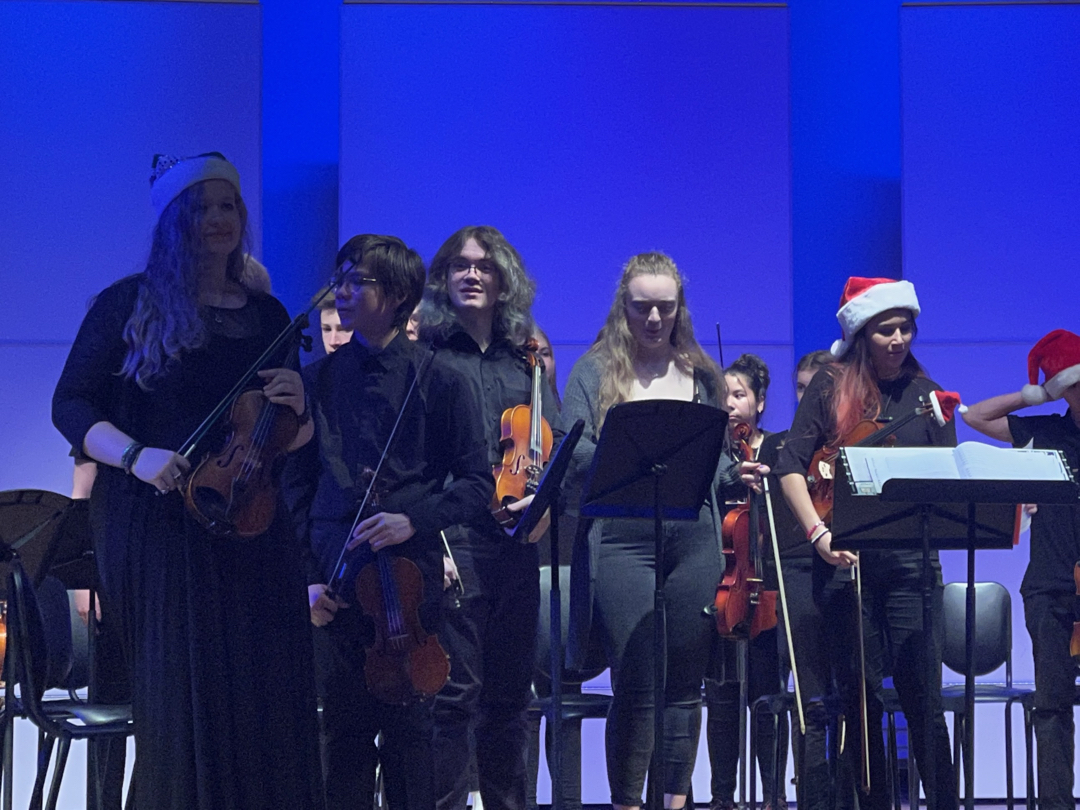 Last winter concert of high school