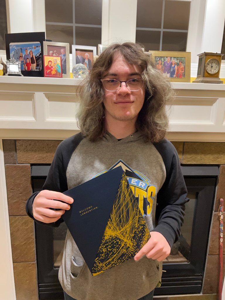 It's official: Tim's going to Lawrence University in the Fall!