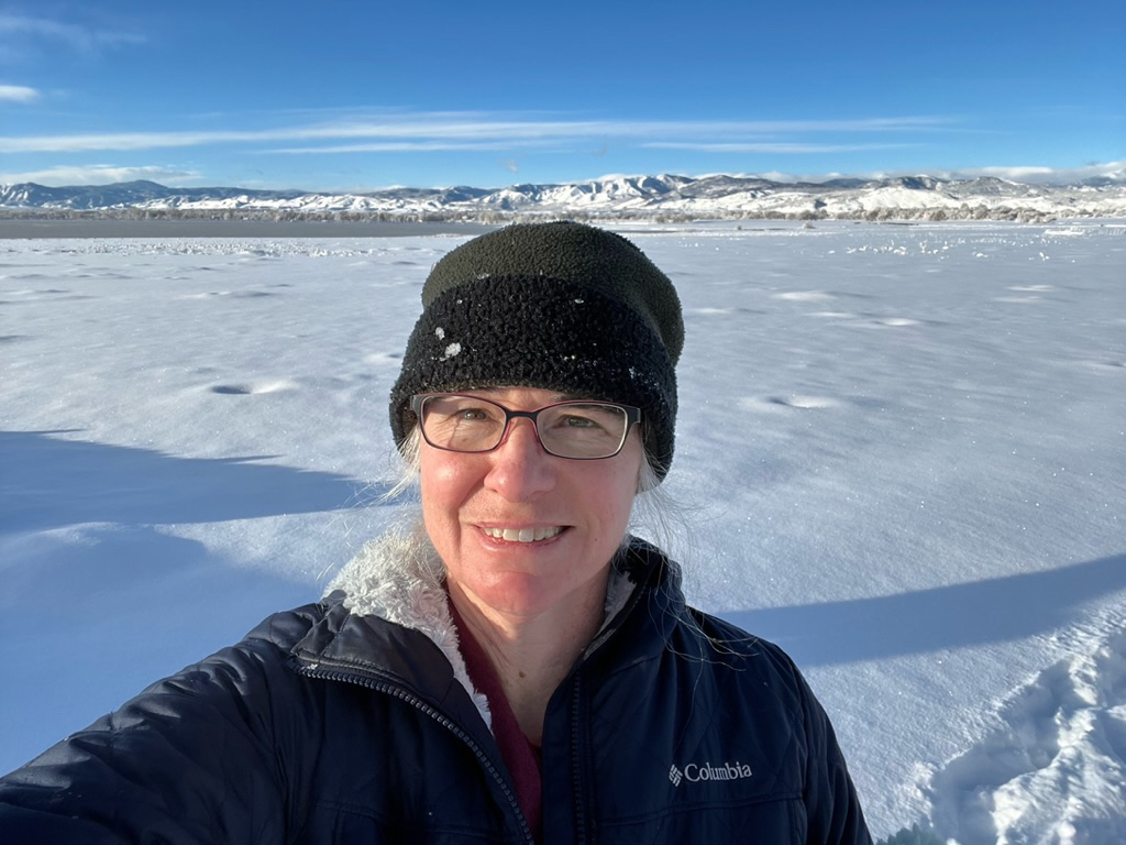 Snowy selfie