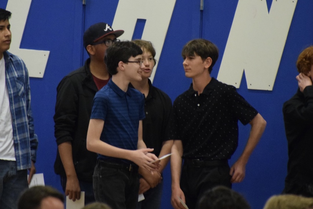 Ted and his buddies at Academic Awards Night