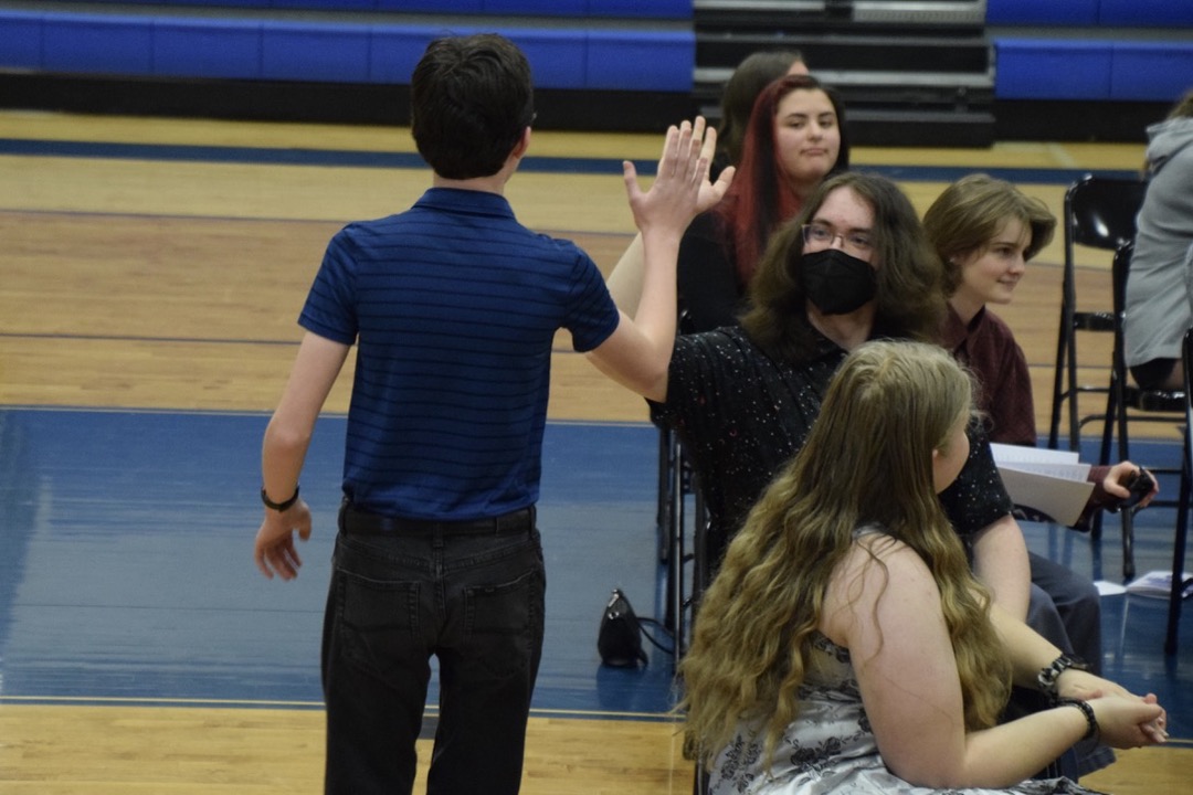 Brotherly high-5