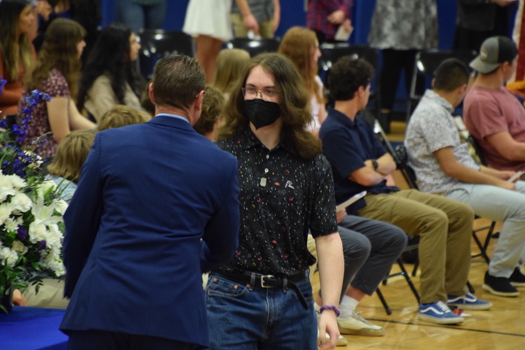Shaking (another) Assistant Principal's hand