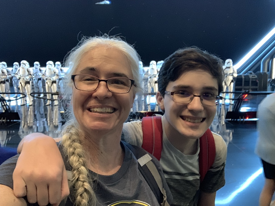 Ted and I were captured again!
